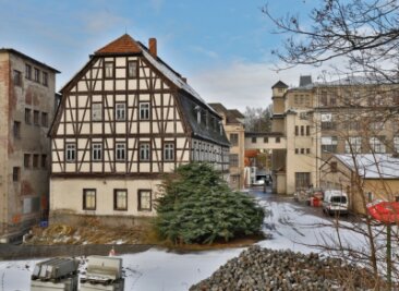 Wie die Stadt Oberlungwitz nach ihrer Mitte sucht - Das Uhlig-Haus in Oberlungwitz könnte in Zukunft für die Öffentlichkeit zugänglich werden. 