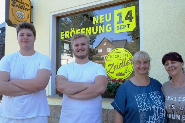 Wie drei 20-jährige Frühaufsteher jetzt den Unterheinsdorfer Bäckerladen wuppen - 