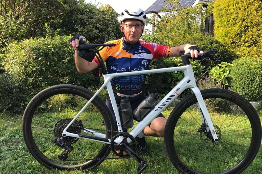 Wie ein Augustusburger nach schwerer Krankheit den Arlberg Giro meisterte - Um sich richtig auf das Rennen vorzubereiten, hatte sich Mike Doege (Foto) im Frühjahr ein neues Rennrad gekauft.
