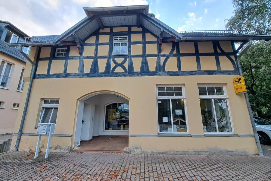 Wie es mit den Postfilialen in Augustusburg und Niederwiesa weitergeht - Diese Augustusburger Postfiliale wurde am 15. August geschlossen.