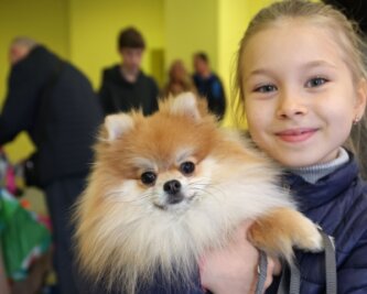 Wie Haustiere Flüchtlingen aus der Ukraine Halt geben - Hündchen Benjamin ist für Mascha (8) aus der Ukraine in diesen Wochen einige wichtige Stütze.