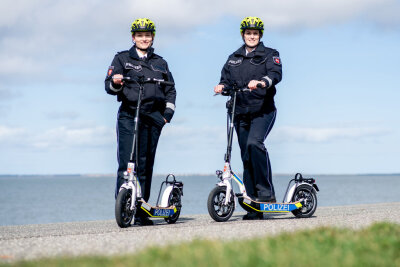 Die neuen Einsatzfahrzeuge der Polizei auf Norderney.  