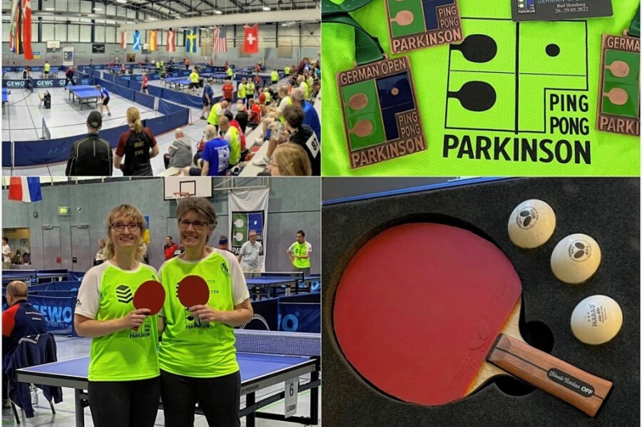 Wie Ping-Pong bei Parkinson helfen kann - Schnappschüsse von den PPP German Open, die im Mai in Bad Homburg stattfanden. 