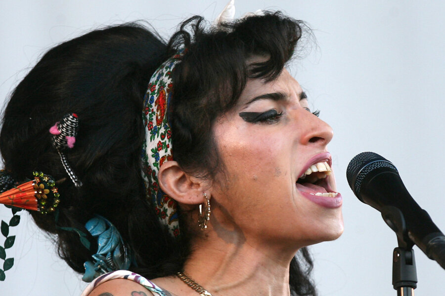 Amy Winehouse in einem Konzert in London im Jahr 2007.