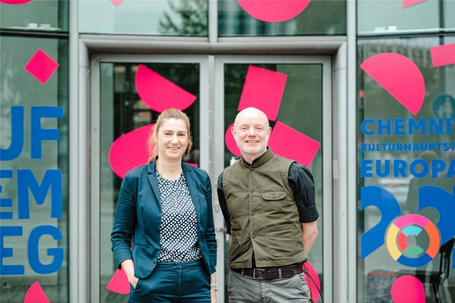 Wie steht es um die Finanzen der Kulturhauptstadt GmbH? - Andrea Pier und Stefan Schmidtke sind als Geschäftsführer für die Programmumsetzung der Kulturhauptstadt verantwortlich.