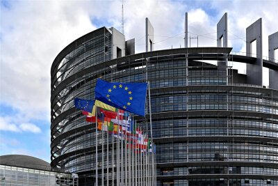 Wie viele Sachsen sitzen ab Juli im Europaparlament? - Das EU-Parlament tagt im belgischen Brüssel und - hier zu sehen - im französischen Straßburg.