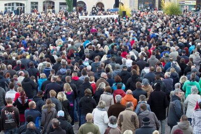 Wieder Tausende bei Protest-Demo in Plauen - 