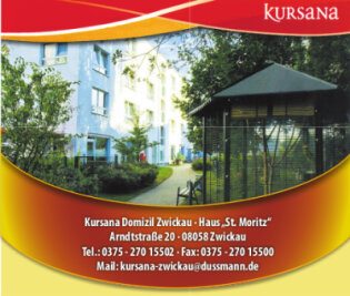 Willkommen zum 18. Stadtfest Zwickau - Anzeige: Kursana Care GmbH