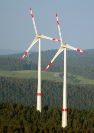 Windenergie: Zwickauer Kreistag will Waldflächen als Tabuzone - Windräder im Wald, das soll es im Landkreis Zwickau nicht geben. 
