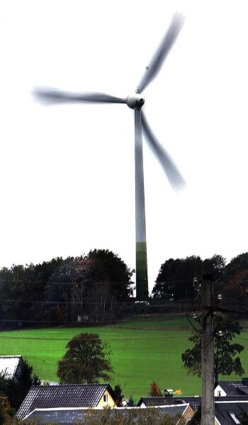 Windkraftanlage in Börnichen