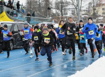 Winterschlusslauf des LV Mittweida: 93 Läufer trotzen Nässe - 