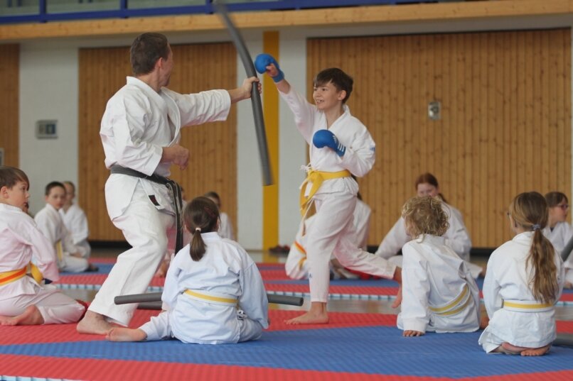 "Wir stehen vor herausfordernden Zeiten" - Der Rochlitzer Sportverein Karate-Do hatte kürzlich einen Lehrgang am Wochenende für Kinder und Jugendliche organisiert. Auch solches Engagement der Vereine sollte künftig eine Schwerpunktförderung erhalten. 