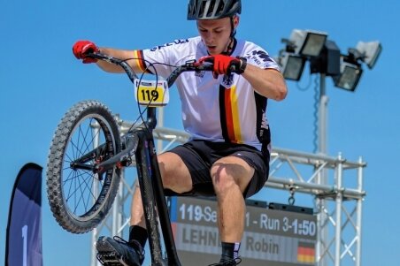 WM-Auftritt in den Sand gesetzt - Robin Lehnert zählt zur den besten deutschen Fahrradtrialern. Bei der WM in Abu Dhabi lief es für ihn trotzdem nicht nach Wunsch. 