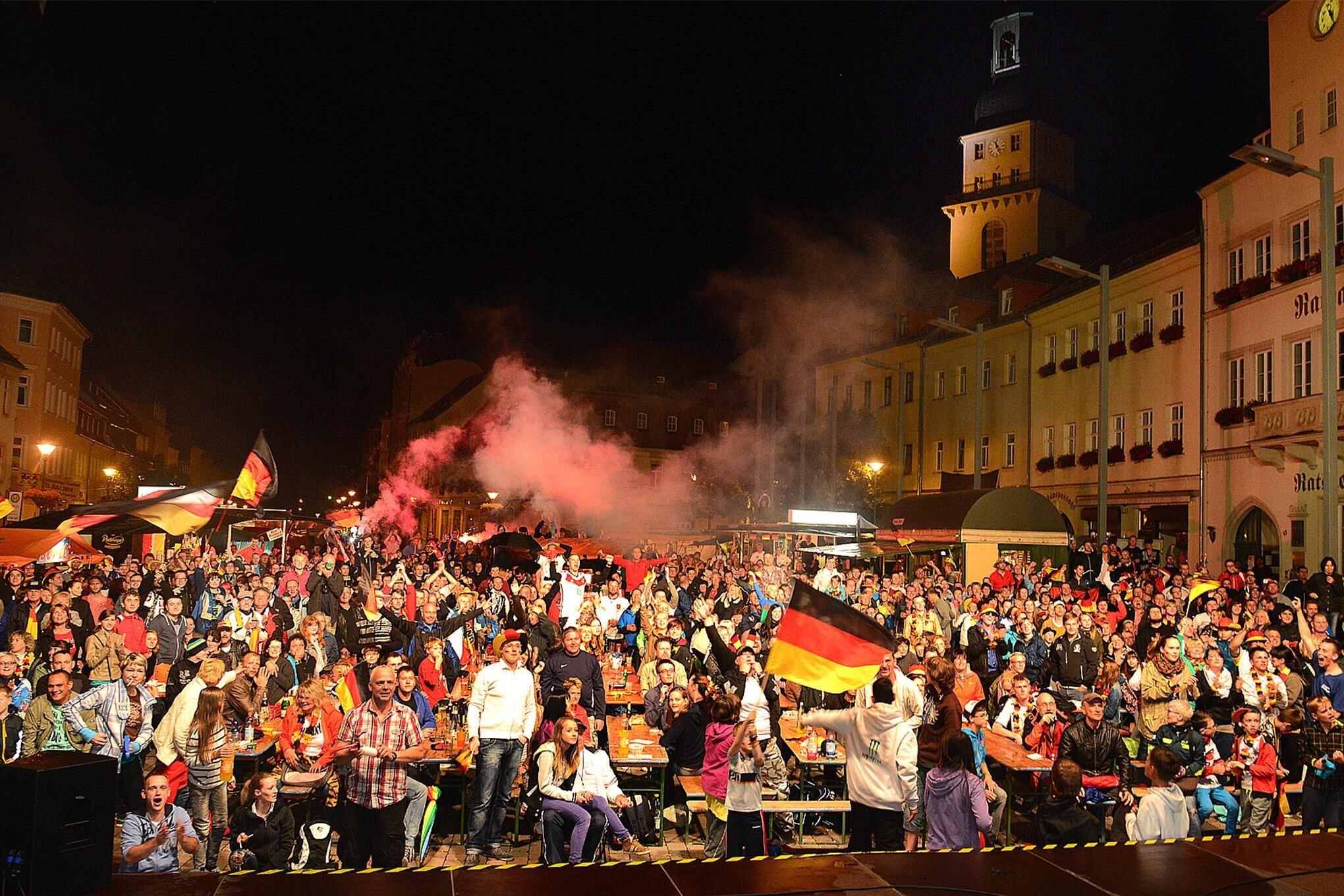 Wo die Mittelsachsen Fußball gucken: Public Viewing zur EM von Freiberg ...