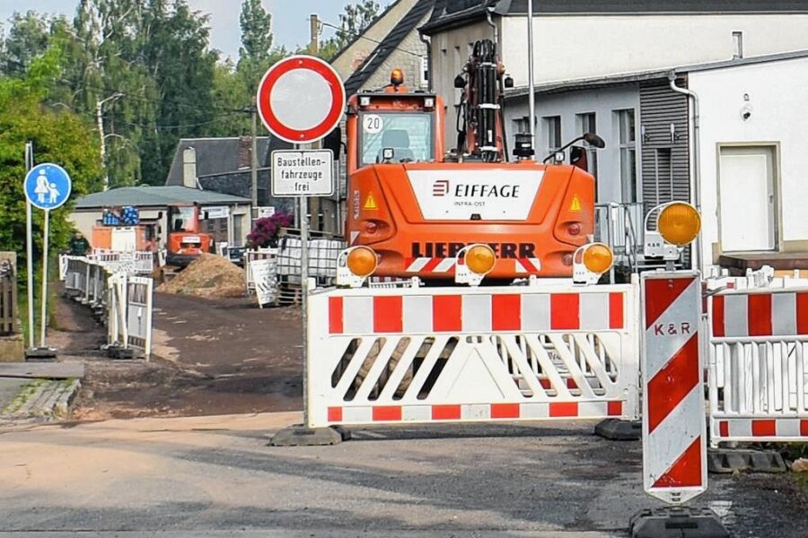Wo in Zwickau gebaut wird - Kraftfahrer müssen auch in der zehnten Kalenderwoche mit zahlreichen Sperrungen rechnen. 