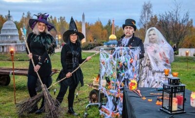 Wo und wie in Westsachsen Halloween gefeiert wird - Hexen und gruselige Gäste gibt es am Montag auch wieder in der Miniwelt Lichtenstein. 