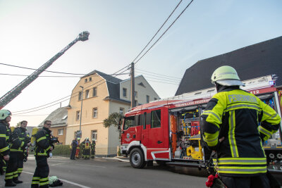 Wohnhausbrand in Neukirchen - Verdacht auf Brandstiftung - 