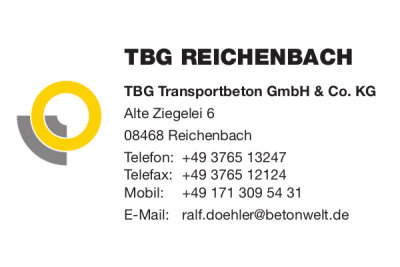 Wohnpark Dr. Rudolf Breitscheid in Reichenbach - Anzeige: TBG Transportbeton Reichenbach GmbH & Co  KG