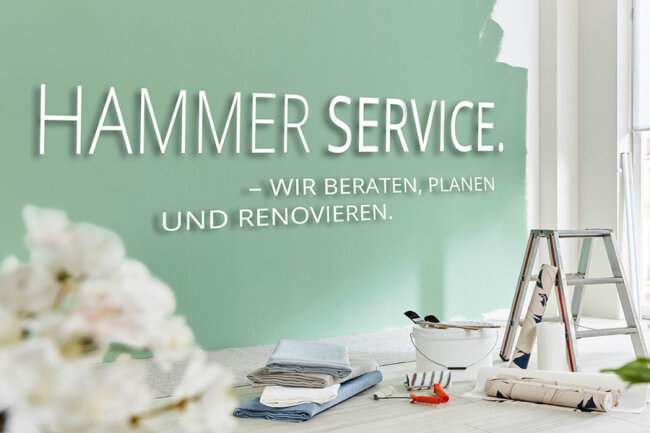 Die Hammer Fachmärkte unterstützen Sie in allen Bereichen bei der Verschönerung Ihrer Wohnräume.