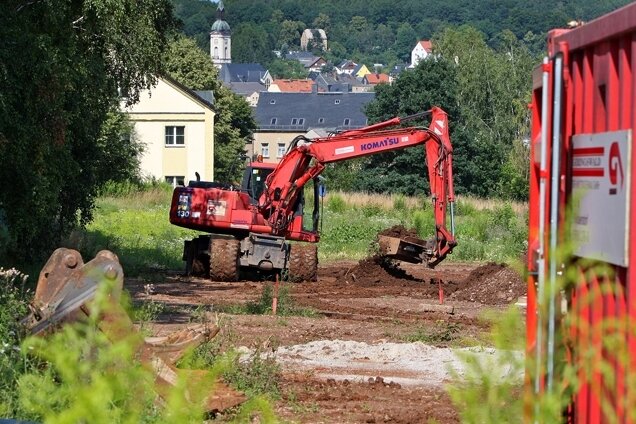 Wohnungsbau in Lichtenstein: Stadt verabschiedet sich von Großprojekt - Seit März wollen Eigenheimbauer hier loslegen.
