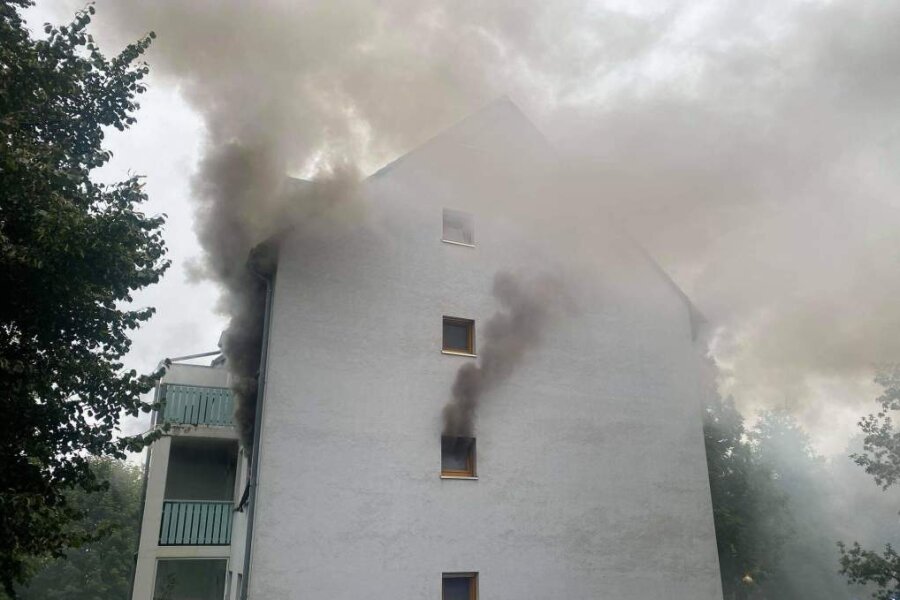 Den Nachbarn ist es offensichtlich zu verdanken, dass beim Wohnungsbrand am Samstag in der Kreisstadt keine Menschen starben. 
