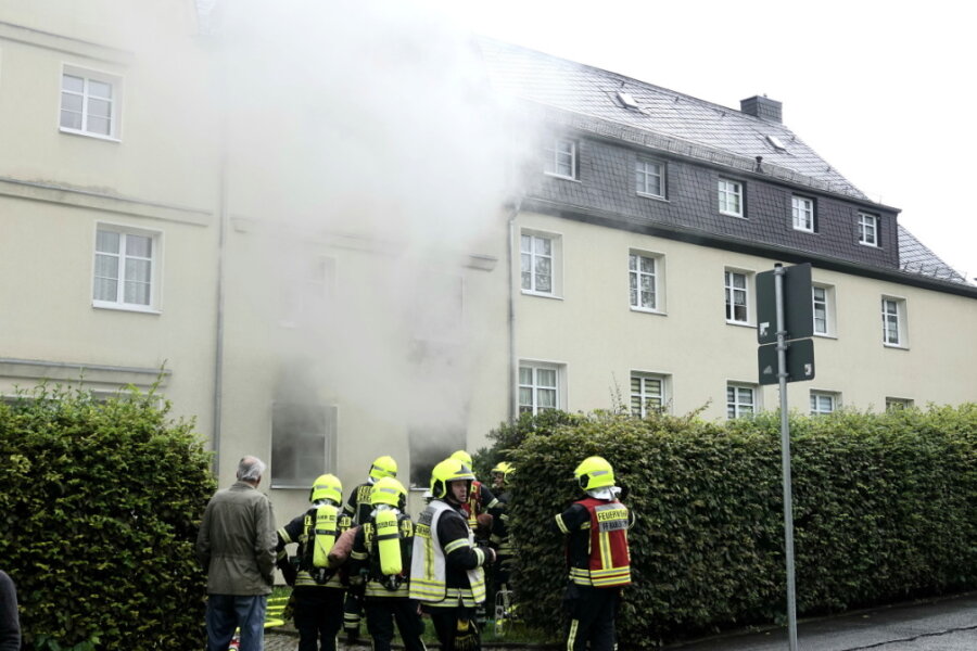 Wohnungsbrand in Chemnitz - Zu einem Brand ist es am Dienstagnachmittag an der Ammonstraße gekommen. 