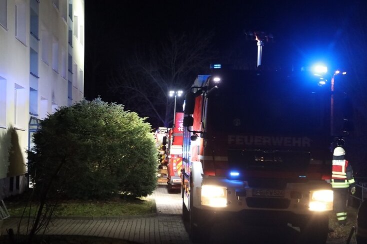 Wohnungsbrand in Freiberg: Mieterin stirbt
