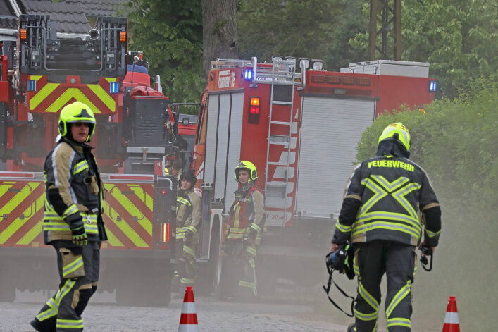 Wohnungsbrand in Gersdorf