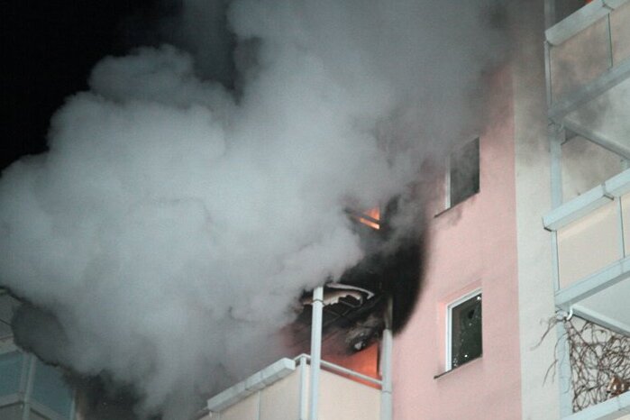 Wohnungsbrand in Marienberg - 
