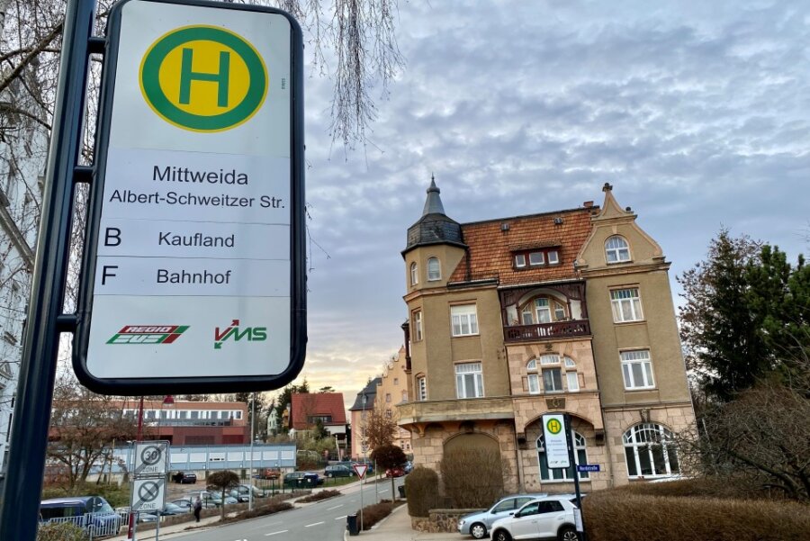 In Mittweida an der Albert-Schweitzer-Straße gibt es seit wenigen Tagen eine Bushaltestelle.