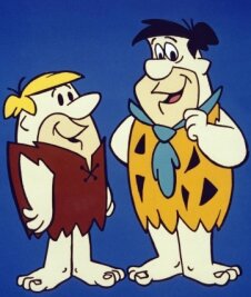Yabba Dabba Doo! -  Die ersten Amerikaner: Fred Feuerstein (rechts) und sein Freund Barney Geröllheimer. 