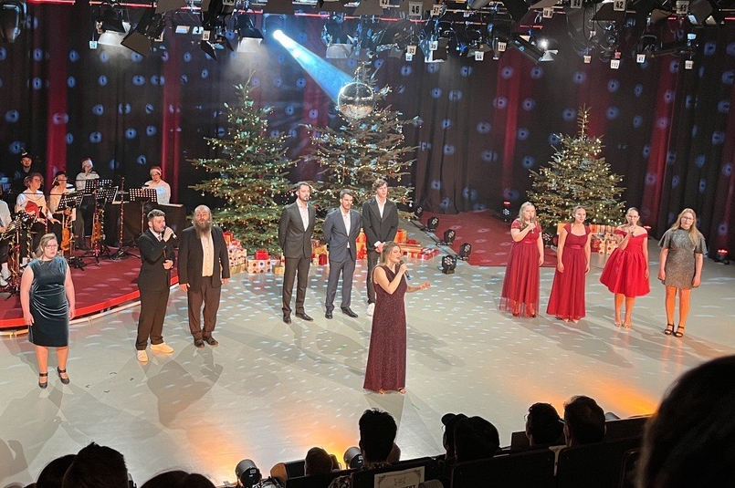 Mit "Zauberhafte Weihnachten - eine musikalische Reise" verzauberte die Hochschulbühne Mittweida ihr Publikum nach einer langen Coronapause. 