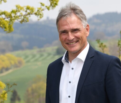Als parteiloser Bewerber kandidiert Reiner Hentschel für eine dritte Amtszeit in Frauenstein. 