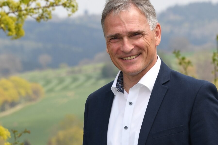 Als parteiloser Bewerber kandidiert Reiner Hentschel für eine dritte Amtszeit in Frauenstein. 
