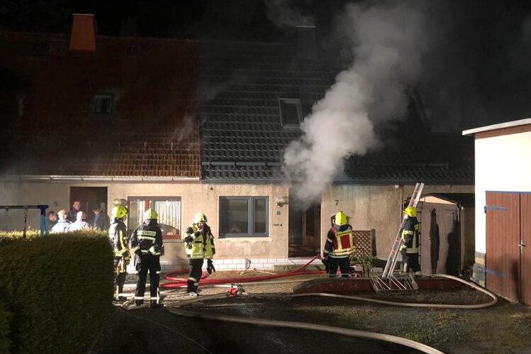Zschopau: Haus nach Brand nicht bewohnbar - 