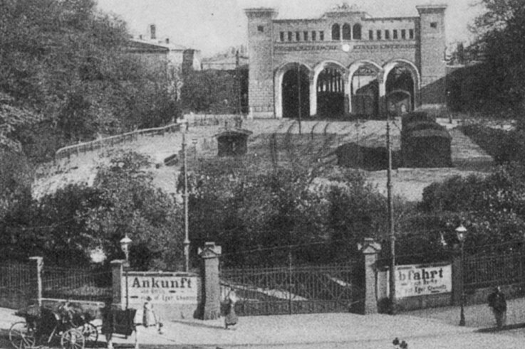 Zugunglück forderte 28 Menschenleben - Der Bayerische Bahnhof in Leipzig (um 1910). 