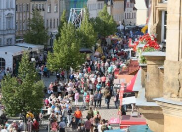 Zukunft des Werdauer Stadtfestes ist ungewiss - 2019 fand in Werdau das letzte Stadt- und Straßenfest statt. Tausende Besucher bevölkerten drei Tage lang die Innenstadt. 