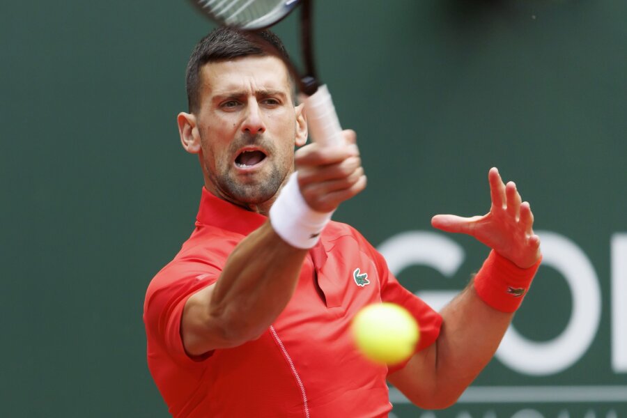 Zum Geburtstag: Djokovic in Genf im Viertelfinale - Novak Djokovic gewann in Genf gegen Yannick Hanfmann 6:3, 6:3.