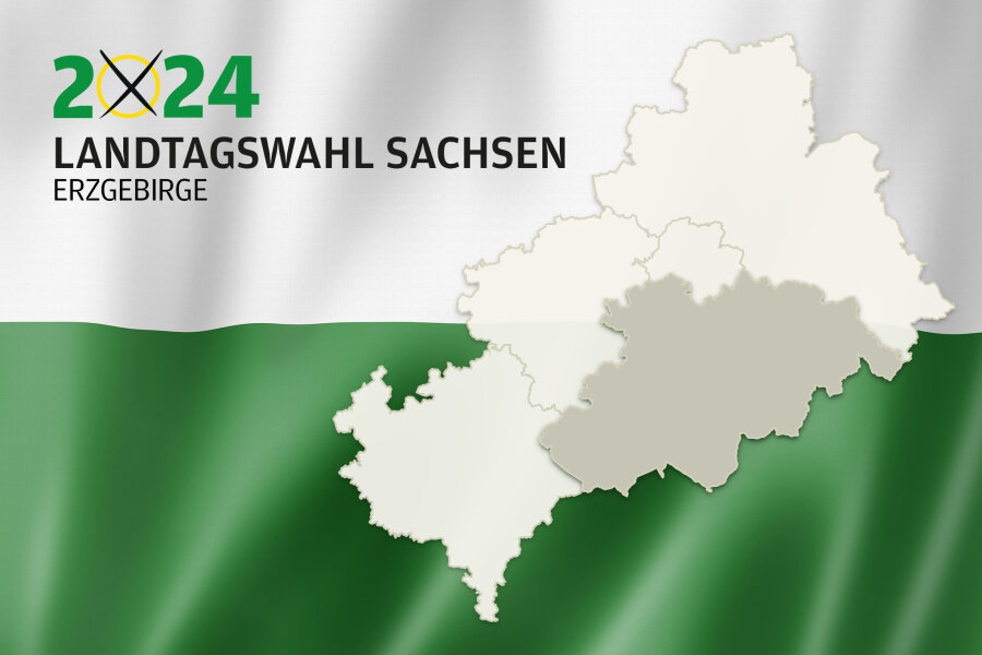 Landtagswahl in Sachsen 2024 - Alles zu Parteien, Kandidaten und Ergebnissen für das Erzgebirge.