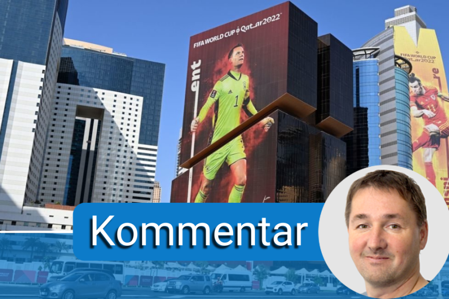 Zur Fußball-WM in Katar: Fußball ist König, Geld ist Kaiser - Sportredakteur Thomas Scholze über die Fußball-WM in Katart.