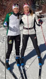 Zwei Erzgebirgerinnen gehen in den Rockys in die Loipe - Training bei traumhaften Wintersportbedingungen: Julia und Merle Richter haben sich seit Mitte Dezember gemeinsam auf Ski-Meisterschaften der USA vorbereitet. Bis Freitag sind beide nun in Soldier Hollow im Bundesstaat Utah in der Loipe anzutreffen. 