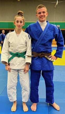 Zwei Rodewischer mit viel Potenzial - Starke Rodewischer: Roza Agumava (links) und Nevio Reich. 