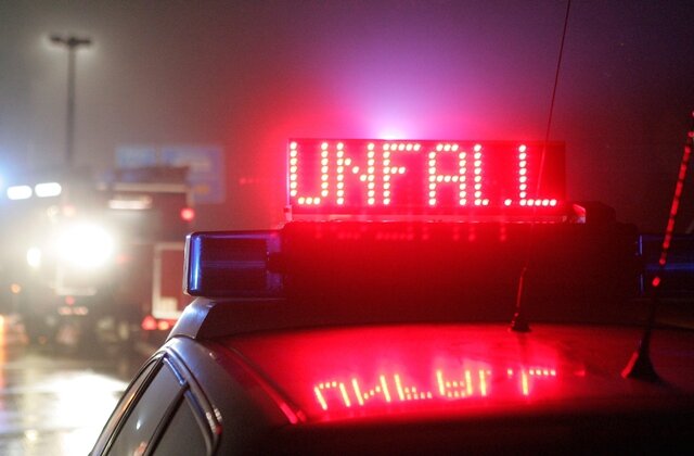 Zwei Schwerverletzte bei Unfällen auf der A 72 bei Rochlitz - 