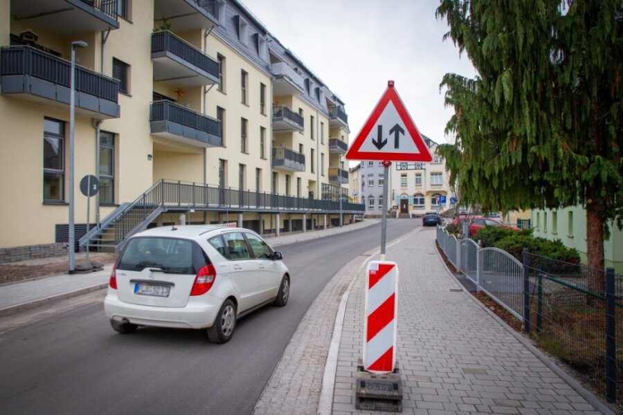 Zwei Straßen in Flöha nach Sanierung wieder befahrbar - 