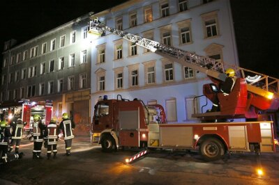 Zwei Verletzte bei Wohnungsbrand in Chemnitz - 