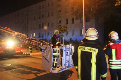 Zwei Verletzte bei Wohnungsbrand in Zwickau - 