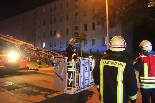 Zwei Verletzte bei Wohnungsbrand in Zwickau - 