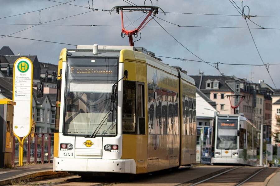 Zweitägiger Warnstreik im Plauener Stadtverkehr: Was zu beachten ist - Die Straßenbahnen bleiben am Freitag im Depot.