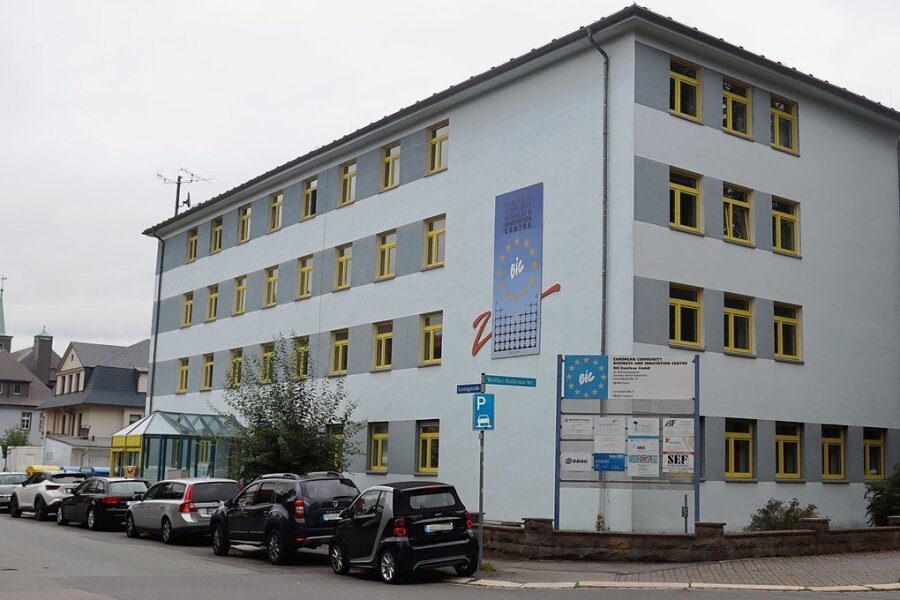 Am BIC-Stammsitz an der Lessingstraße in Zwickau werden fast nur noch Räume vermietet. 