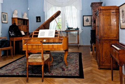 Zwickau: Einblicke in weltweit größte Schumann-Sammlung - Das Geburtszimmer von Robert Schumann kann im Museum besichtigt werden.